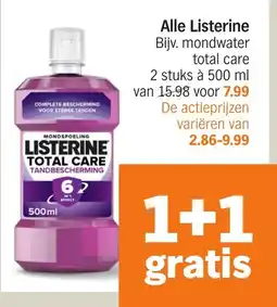 Albert Heijn Alle Listerine aanbieding
