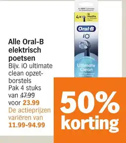 Albert Heijn Alle Oral-B elektrisch poetsen aanbieding