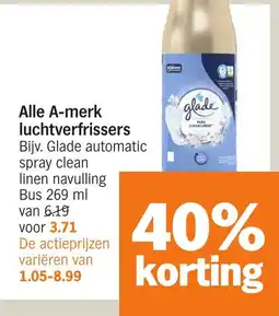 Albert Heijn Alle A-merk luchtverfrissers aanbieding
