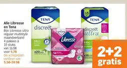 Albert Heijn Alle Libresse en Tena aanbieding