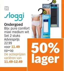 Albert Heijn Sloggi Ondergoed aanbieding