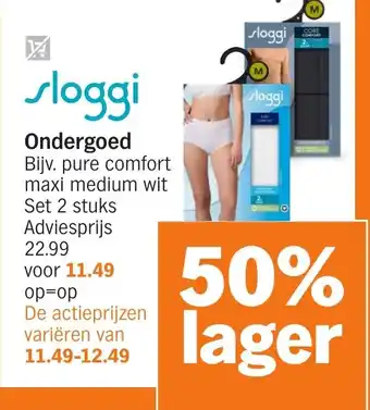 Albert Heijn Sloggi Ondergoed aanbieding