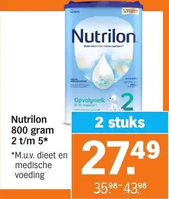 Albert Heijn Nutrilon aanbieding