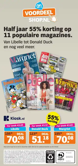 Albert Heijn Populaire magazines aanbieding