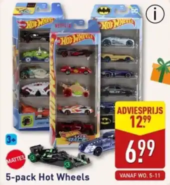 5-pack Hot Wheels