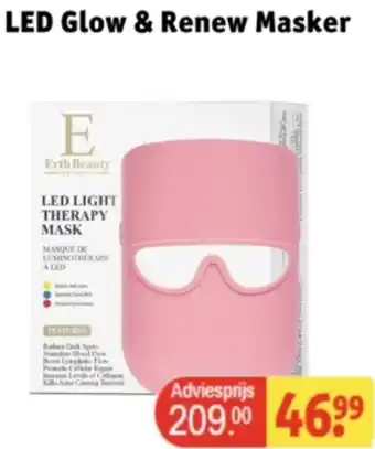 Kruidvat LED Glow & Renew Masker aanbieding