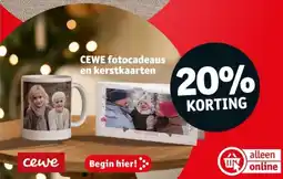 Kruidvat CEWE fotocadeaus en kerstkaarten aanbieding