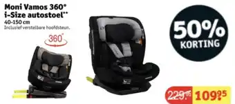 Kruidvat Moni Vamos 360° i-Size autostoel aanbieding