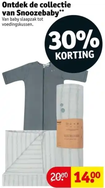 Kruidvat Ontdek de collectie van Snoozebaby aanbieding