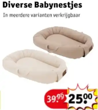 Kruidvat Diverse Babynestjes aanbieding
