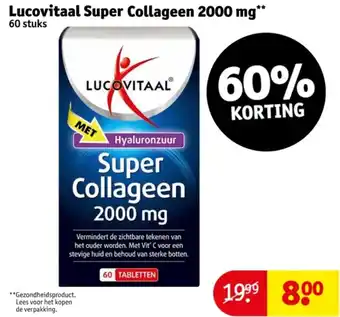 Kruidvat Lucovitaal Super Collageen 2000 mg aanbieding
