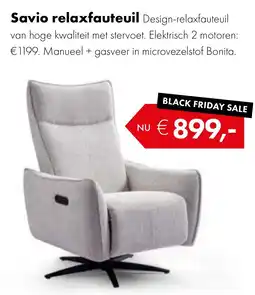 Woonsquare Savio relaxfauteuil aanbieding