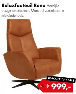 Woonsquare Relaxfauteuil Reno aanbieding