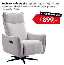 Woonsquare Savio relaxfauteuil aanbieding