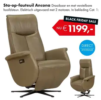 Woonsquare Sta-op-fauteuil Ancona aanbieding