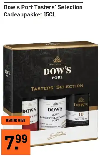 Gall & Gall Dow's Port Tasters' Selection Cadeaupakket aanbieding