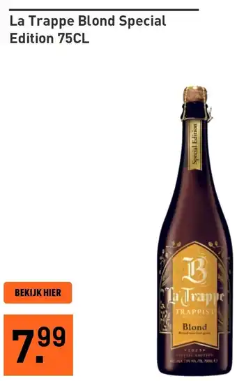 Gall & Gall La Trappe Blond Special Edition aanbieding