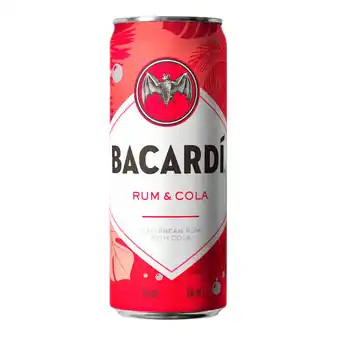 PLUS Bacardi Rum cola aanbieding