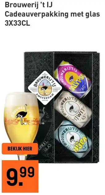 Gall & Gall Brouwerij 't IJ Cadeauverpakking met glas aanbieding