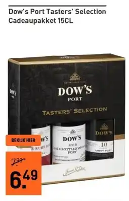 Gall & Gall Dow's Port Tasters' Selection Cadeaupakket 15CL aanbieding