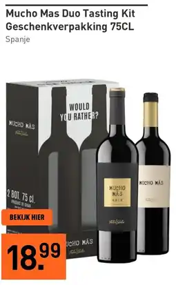 Gall & Gall Mucho Mas Duo Tasting Kit Geschenkverpakking aanbieding