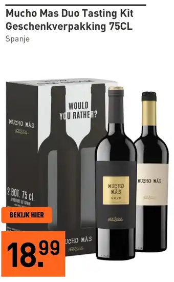 Gall & Gall Mucho Mas Duo Tasting Kit Geschenkverpakking aanbieding