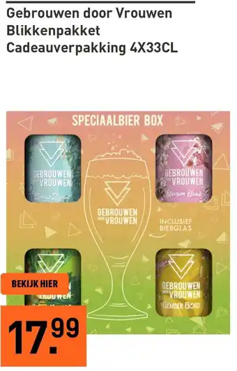 Gall & Gall Gebrouwen door Vrouwen Blikkenpakket Cadeauverpakking aanbieding