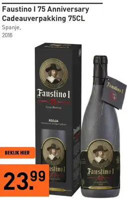 Gall & Gall Faustino I 75 Anniversary Cadeauverpakking aanbieding