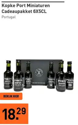 Gall & Gall Kopke Port Miniaturen Cadeaupakket aanbieding