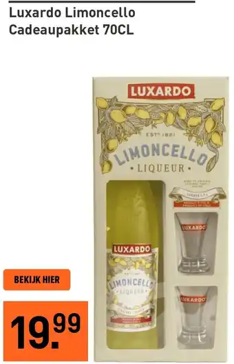 Gall & Gall Luxardo Limoncello Cadeaupakket aanbieding