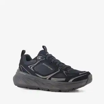 Scapino Skechers Edgeride Silver Eclipse sneakers zwart aanbieding