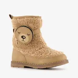 Scapino Blue Box meisjes teddy laarsjes met ritszakje bruin aanbieding