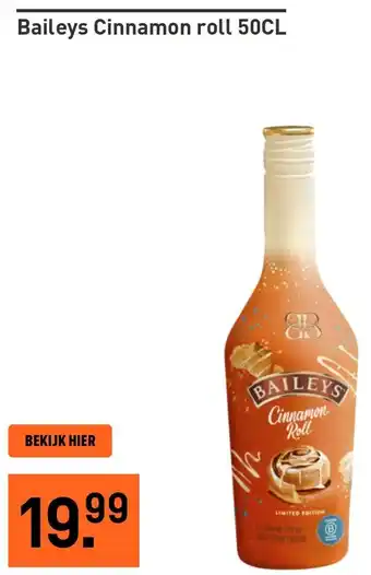 Gall & Gall Baileys Cinnamon roll aanbieding
