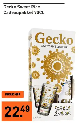 Gall & Gall Gecko Sweet Rice Cadeaupakket aanbieding