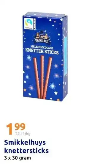 Action Smikkelhuys knettersticks aanbieding