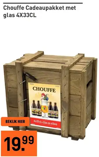 Gall & Gall Chouffe Cadeaupakket met glas aanbieding