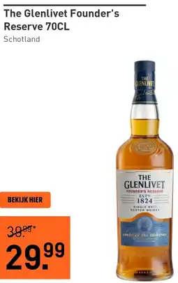 Gall & Gall The Glenlivet Founder's Reserve aanbieding