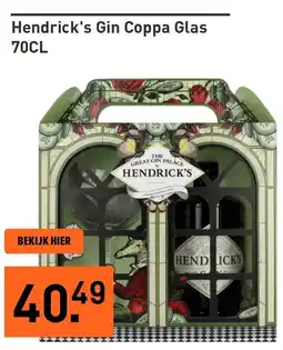 Gall & Gall Hendrick's Gin Coppa Glas aanbieding