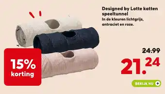 Pets Place Designed by Lotte katten speeltunnel aanbieding