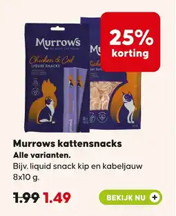 Pets Place Murrows kattensnacks aanbieding