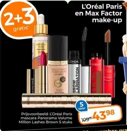Trekpleister L'Oréal Paris en Max Factor make-up aanbieding