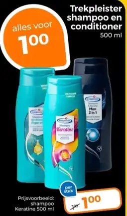 Trekpleister Trekpleister shampoo en conditioner aanbieding