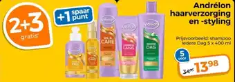 Trekpleister Andrélon Haarverzorging en Styling aanbieding