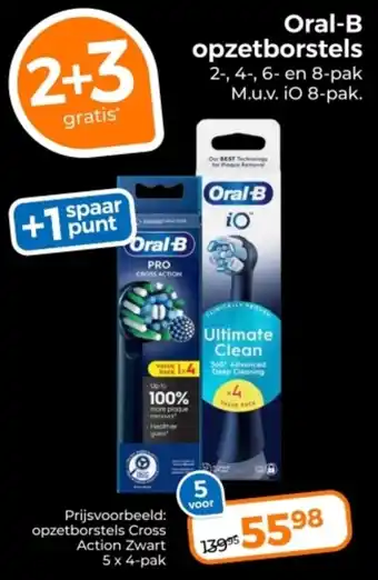 Trekpleister Oral-B Opzetborstels aanbieding