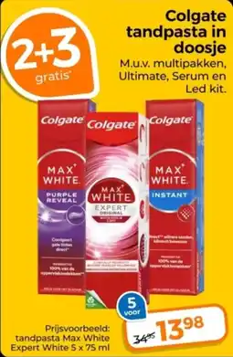 Trekpleister Colgate Tandpasta in Doosje aanbieding