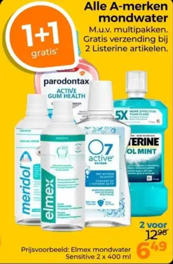 Trekpleister Alle A-merken Mondwater aanbieding