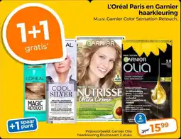 Trekpleister L'Oréal Paris en Garnier Haarkleuring aanbieding