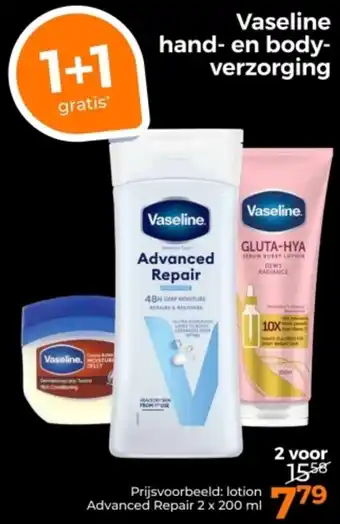 Trekpleister Vaseline Hand en Bodyverzorging aanbieding