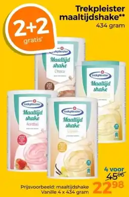 Trekpleister Trekpleister Maaltijdshake aanbieding