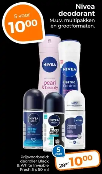 Trekpleister Nivea deodorant aanbieding